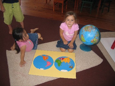 Amanda discovers the World Map