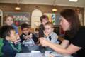 Margaret's bead making!